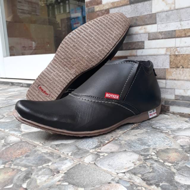 Sepatu boot pria kulit asli boyken BL3