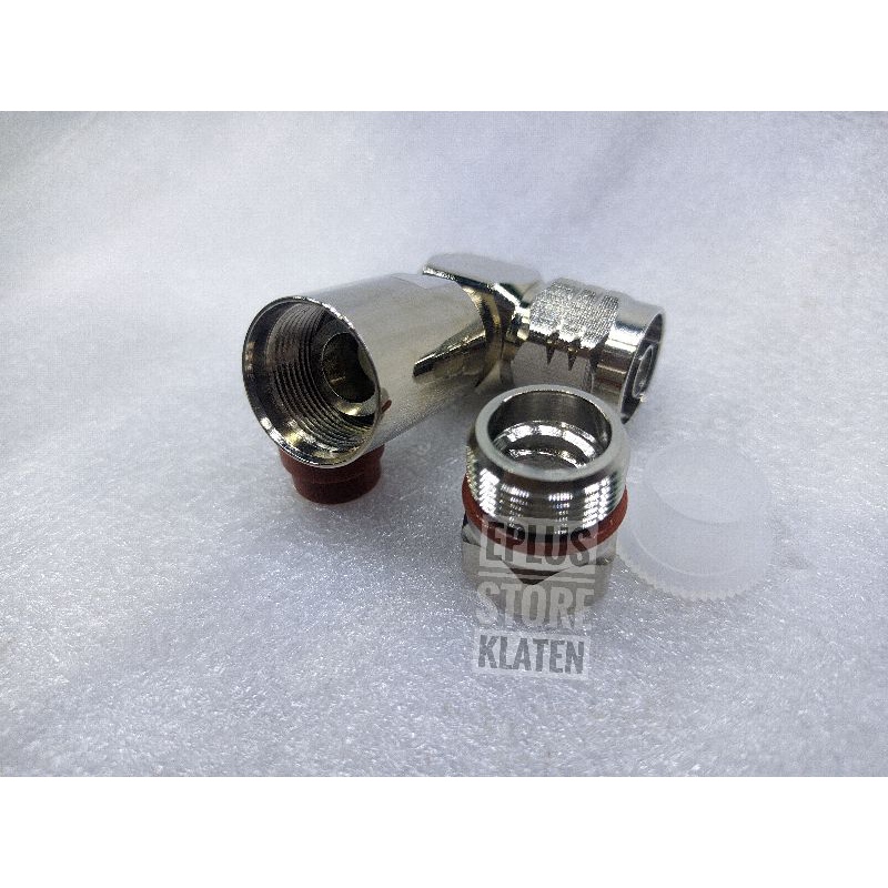 Konektor 4/8 L type N Male Tebal Connector FSJ4 Feeder 1/2S Heliax - KN107