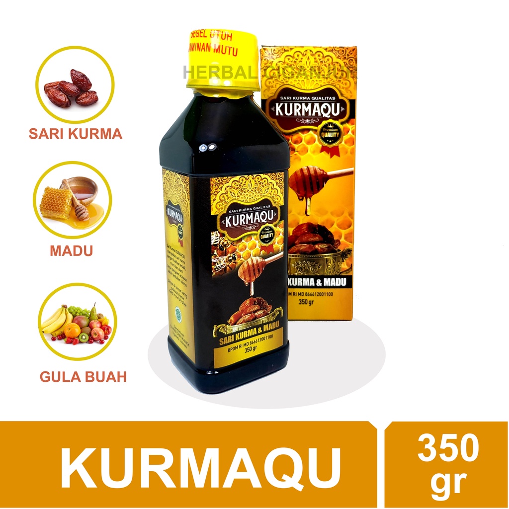 Obat Maag Kronis, Obat Asam Lambung Tinggi, Obat Infeksi Lambung KurmaQu Sari Kurma Madu ORIGINAL isi 350 gr