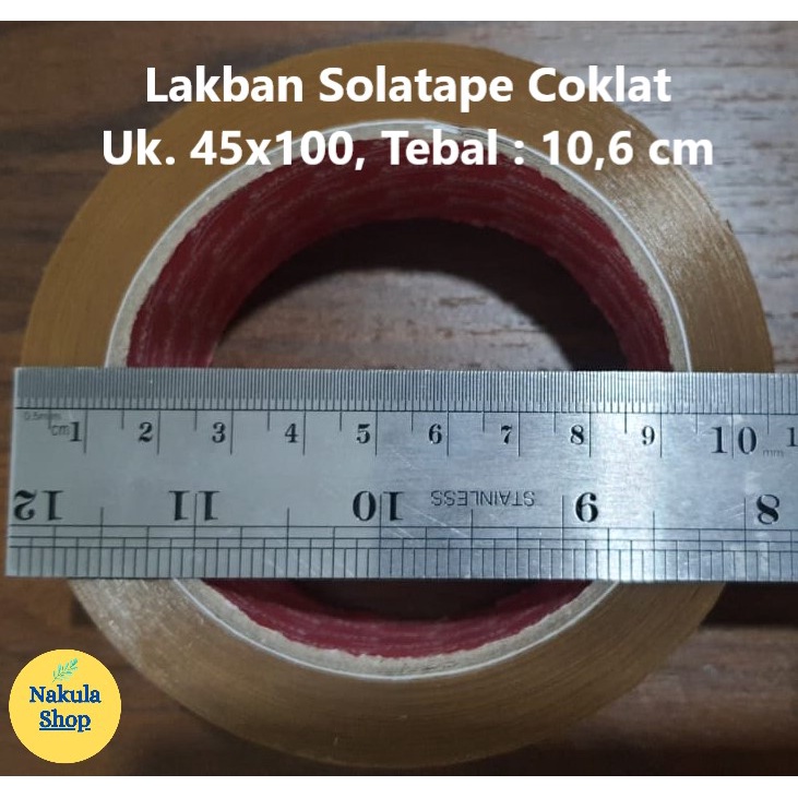 LAKBAN COKLAT - 100YARD FULL - SOLATAPE - TEBAL KUALITAS DAIMARU