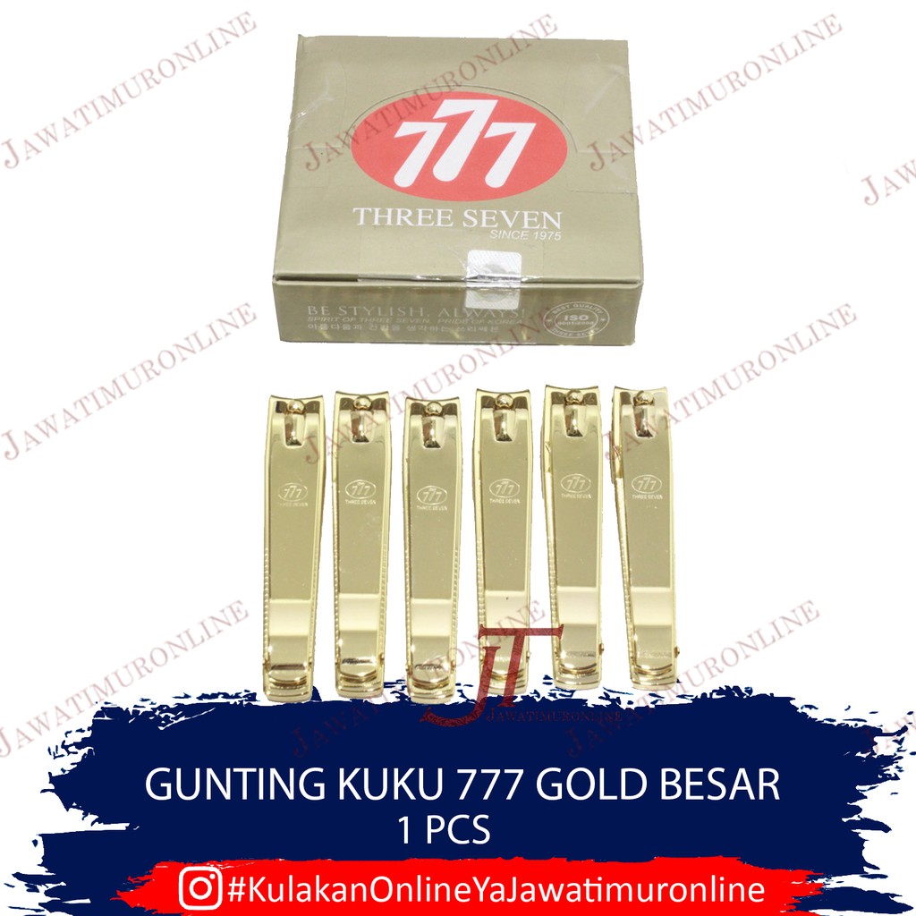 Gunting Kuku 777 KOREA Gold Besar