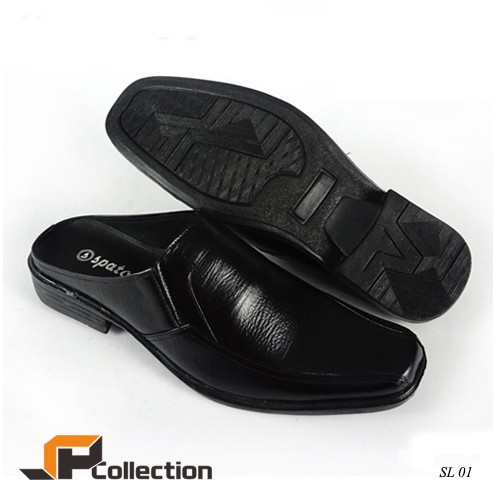 Selop SPATOO SL 01 Kulit Sapi Asli Selop Sandal Formal Cocok Untuk Formal dan Santai