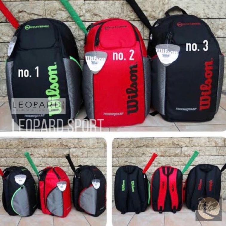 [KODE I0JWJ] Tas Ransel WILSON Countervail / Tas Raket Tenis / Tas Badminton/ Bag Backpack Wilson