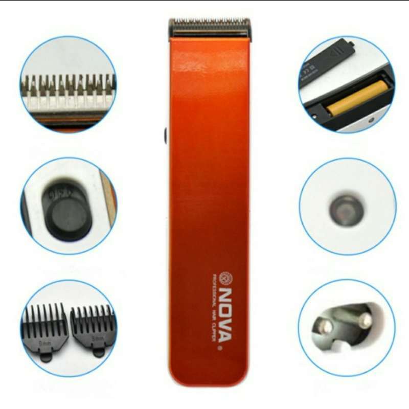 Alat Cukur Rambut Kumis Jenggot Nova NS - 216 Hair And Beard Trimmer / Alat Cukur Nova / Mesin Cukur Rambut Cas Elektrik / Grooming Personal