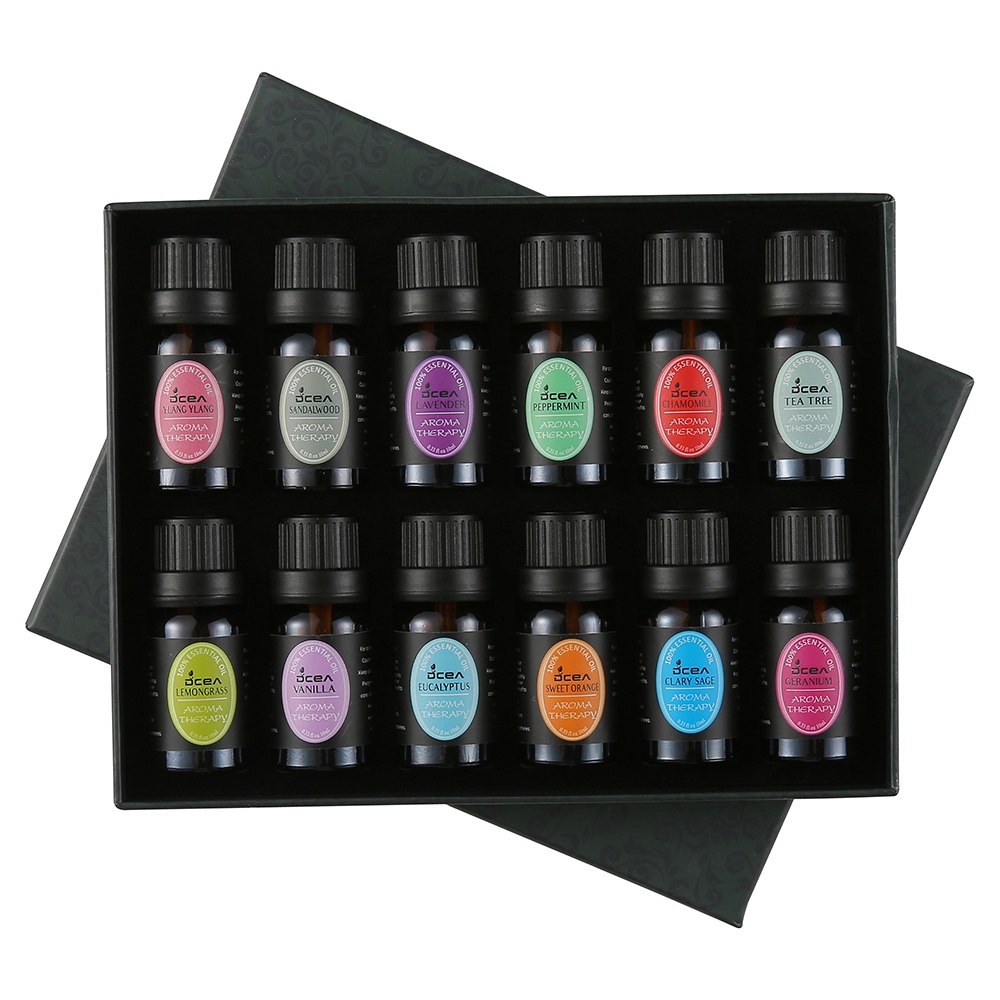 (MAINANKYU) Overview of DCEA Minyak Aromatherapy 12 in 1 Essential Fragrance Oil 10ml - RH-12