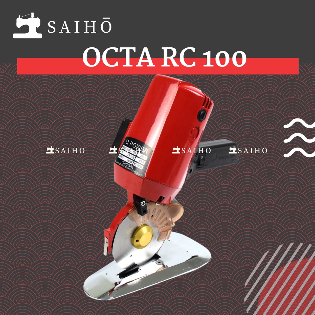 [OCTA] Mesin Potong Bahan Kain KM OCTA RC-100 / RC 100 | Portable Oktagonal