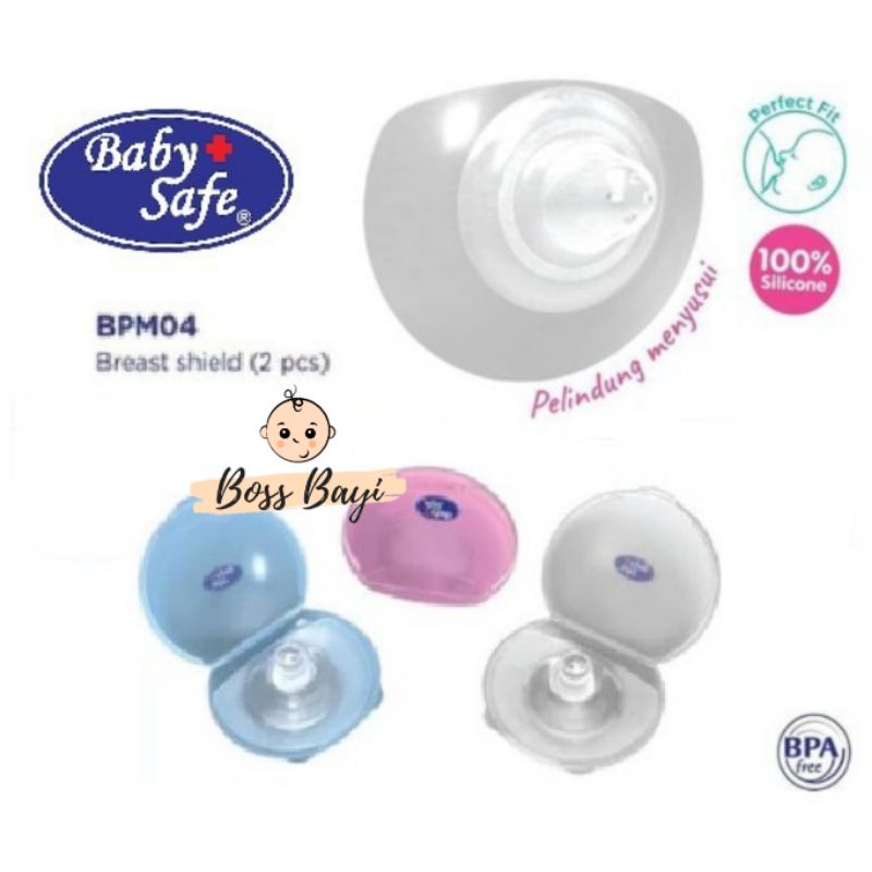 BABY SAFE - Breast Shield / Pelindung Ibu Menyusui BPM04 isi 2pcs