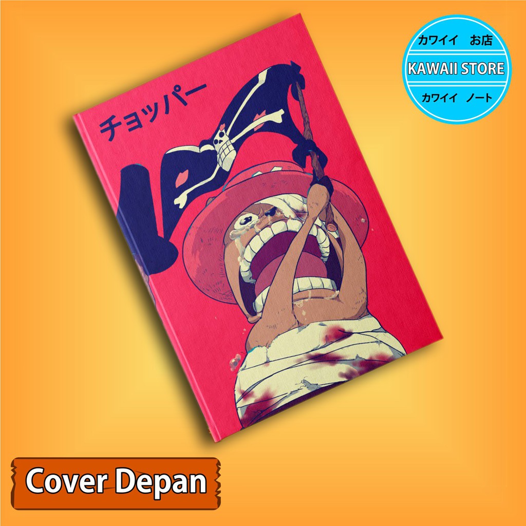 

Notebook / Pocket book Hard Cover Anime One Piece TONY CHOPPER uk A5 & A6 / Notes Book