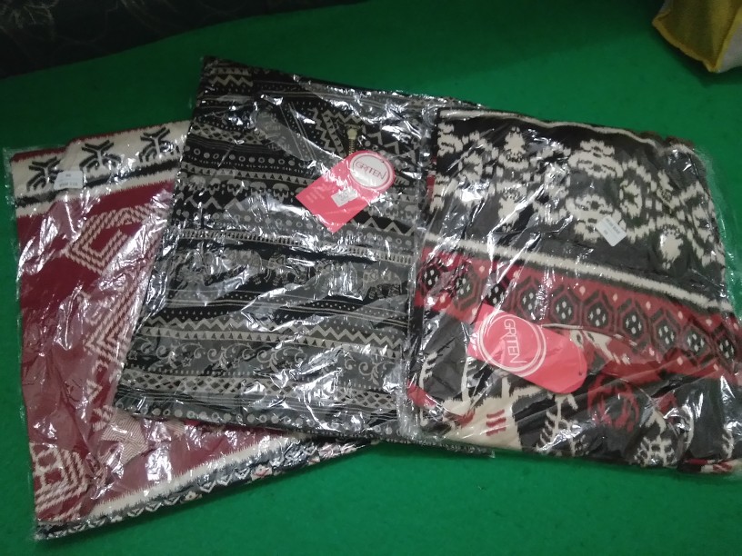 Bigclo - (cod) Ld 110-118cm Baju Blouse Batik Jumbo Bigsize Atasan Wanita Big Size Kantor 373 Vol 2