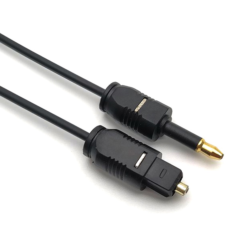 Kabel Audio Digital Toslink Male Toslink 3.5mm Panjang 1.96Ft