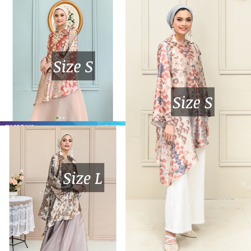 Chloe Tunik Sea Rose Treasure Choastal Grey by Wearing Klamby