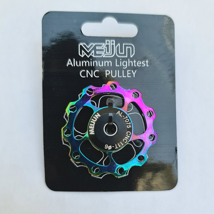 Meijun Pulley RD Bearing - Pulley RD Sepeda - Puley RD Warna Rainbow Termurah
