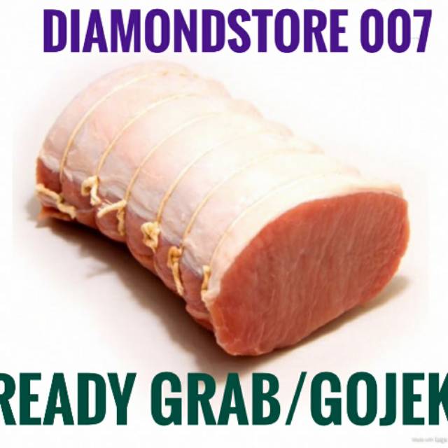 

DAGING BABI KARBONAT /PORK LOIN 1kg TANPA LEMAK