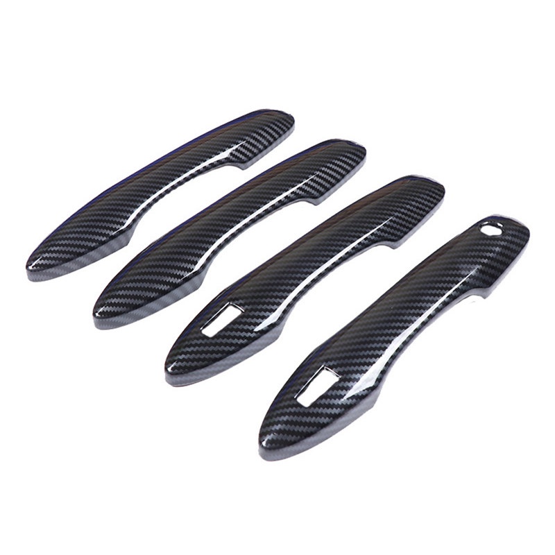 TK 4Pcs/Set Car Door Handle Protective Cover Handle Decoration Modification For Toyota Corolla 2019-2021