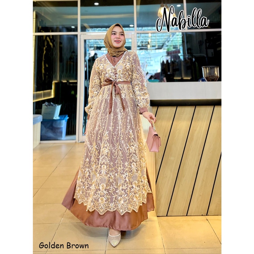 REKOMENDASI GAMIS PESTA KONDANGAN NABILLA