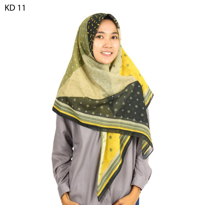 Kerudung segi empat motif terlaris