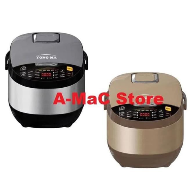 Yong Ma Smc-7047 Digital Rice Cooker Smc 7047 Stainless Smc7047 - Emas - Promo 