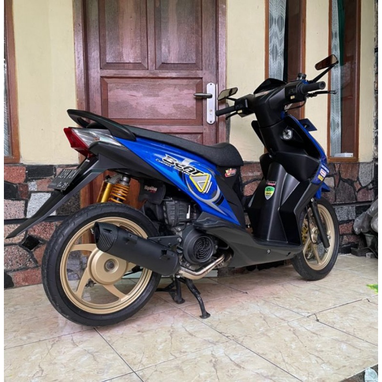 Knalpot AHM Original Model Tsukigi Standar Racing Beat Scoopy Spacy karbu fi knalpot beat knalpot sc