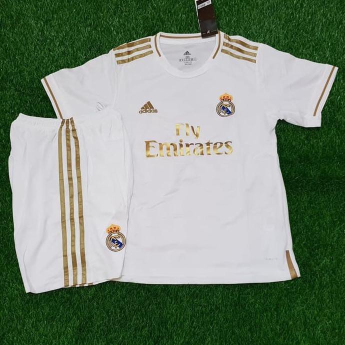 JERSEY BOLA KIDS / ANAK REAL MADRID HOME OFFICIAL 2019-2020 GRADE ORI