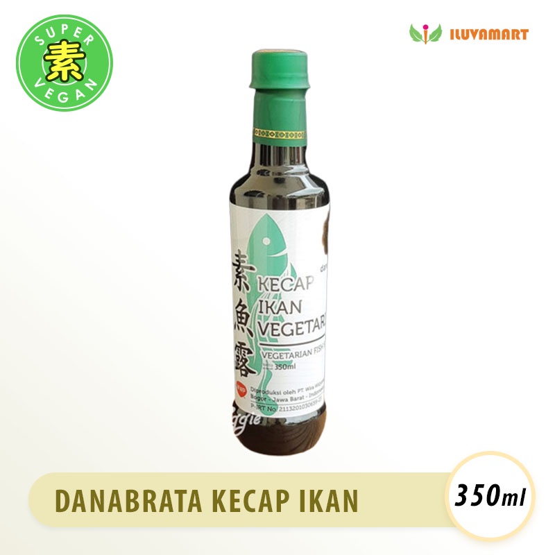 

Danabrata Kecap Ikan Vegetarian Vegan 350ml Vegetarian Fish Sauce