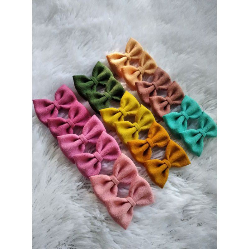 Bros Pita mini 4x3cm bross anak manis kain