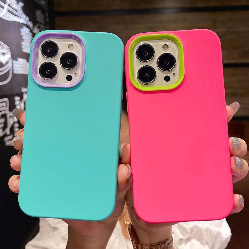 Case Bahan Silikon Shockproof Warna Permen Untuk Iphone 11 12 13 Pro Max 11 Iphone12 Iphone13