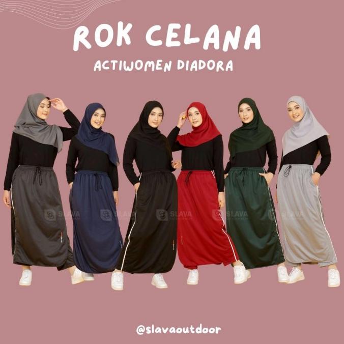 Rok Celana Sport Olahraga Training Muslimah Syari Slava Actiwomen
