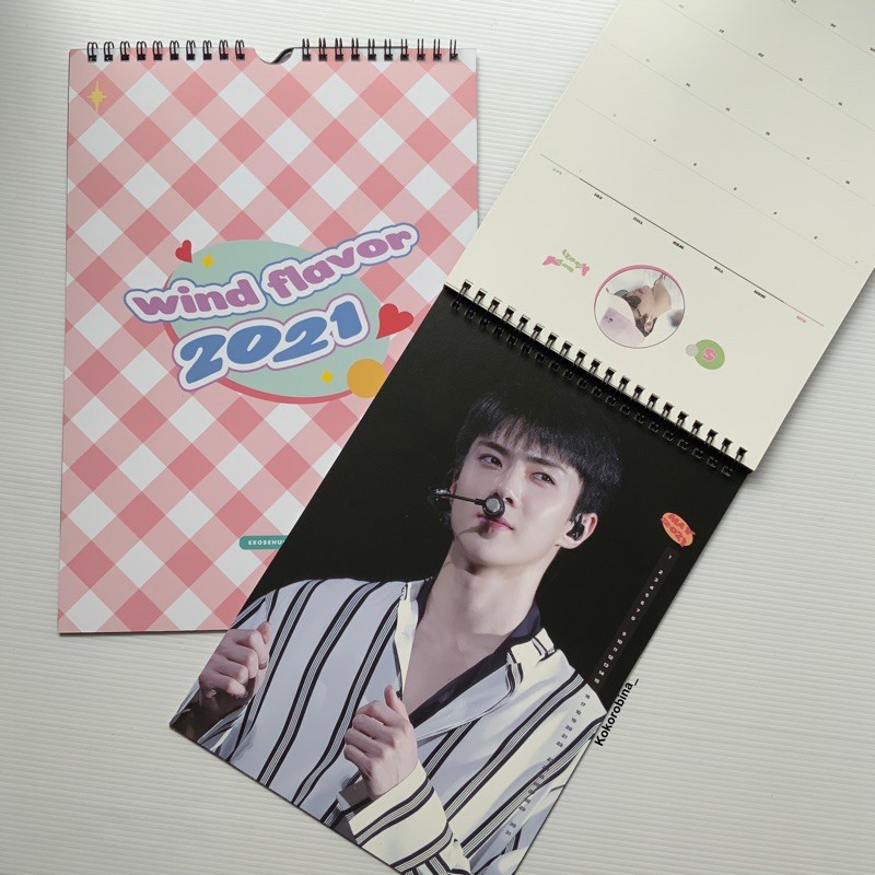 baca deskripsi  sehun season greeting mcf exo fansite diary calendar sticker