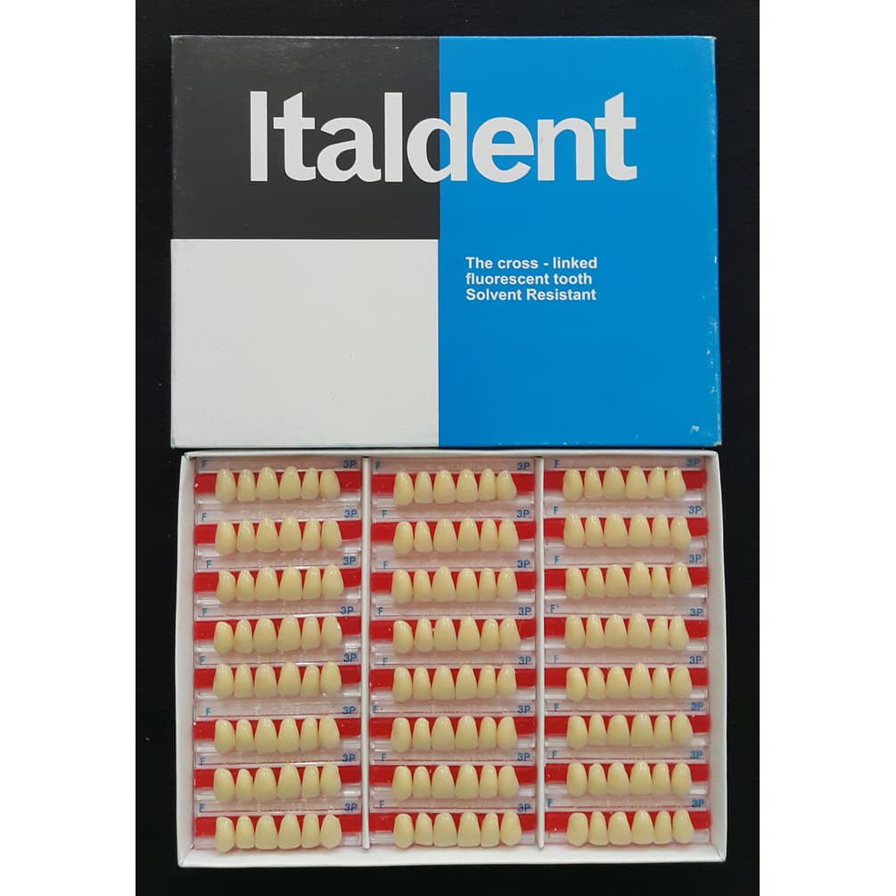 Gigi Palsu Akrilik Italdent Anterior Atas (Acrylic Teeth)