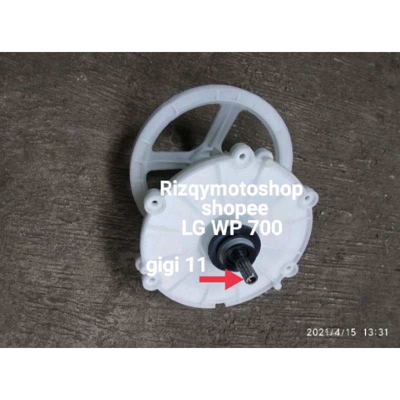 GEARBOX MESIN CUCI LG 2 TABUNG GIGI 11 WP700N, WP-710NB WP-730N WP-730NB WP-830Q WP-850R WP-855Q WP-