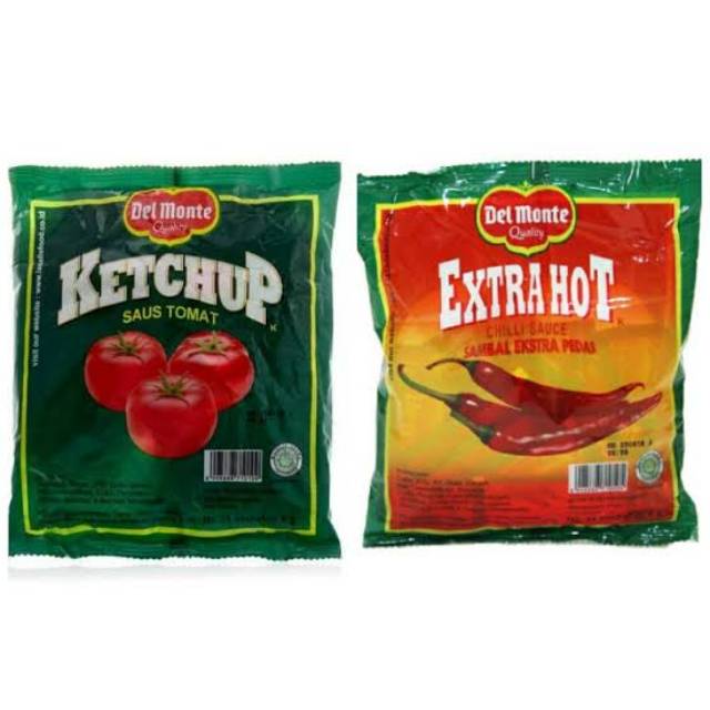 

Saus Delmonte isi 24×9gr Extra Hot dan Tomat