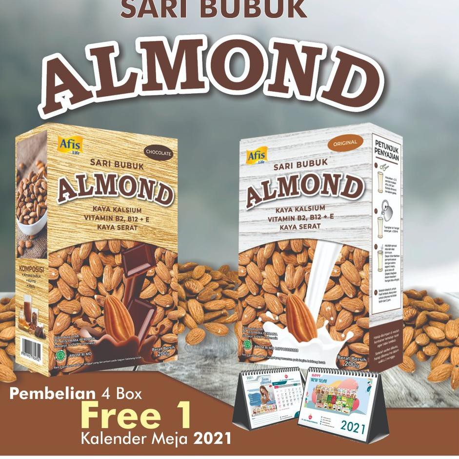 

[BACA DESC] PROMO BUY 4 GET 1 KALENDER Afis Susu Almond Sari Bubuk Almond Plus Madu Untuk Anak Dan D