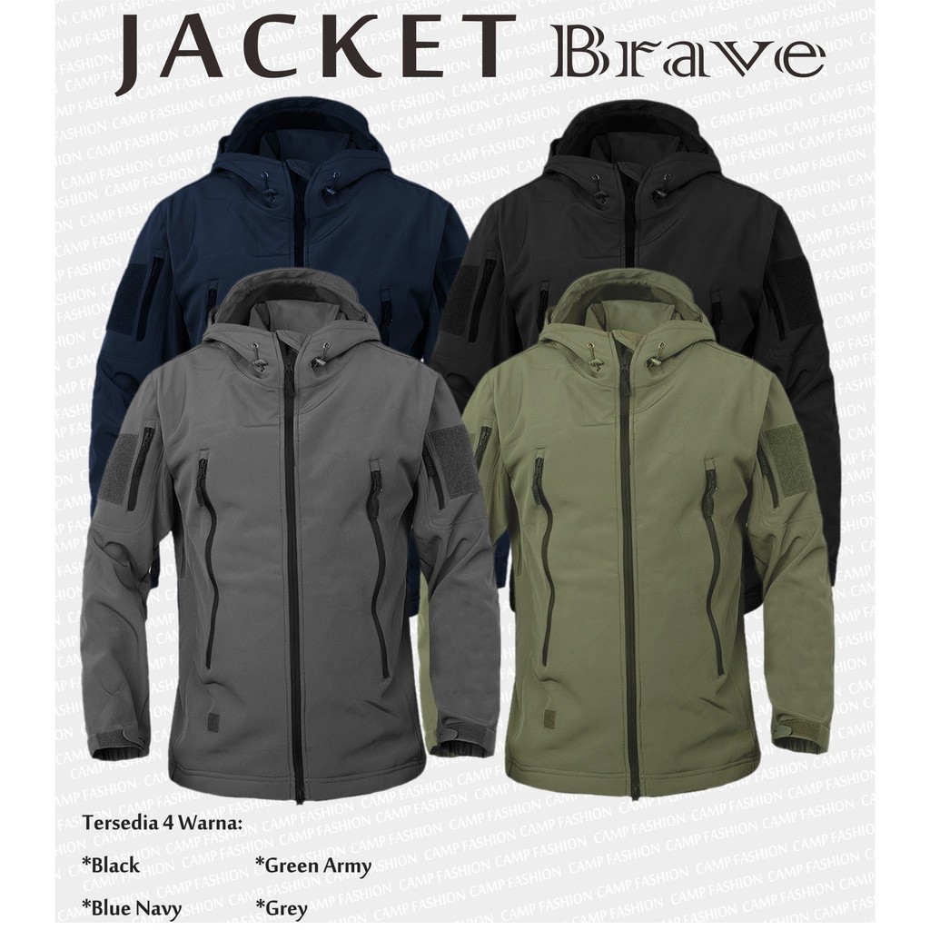 Jaket Brave - Jaket TAD - Jaket Waterproof TAD - Jaket Tactical