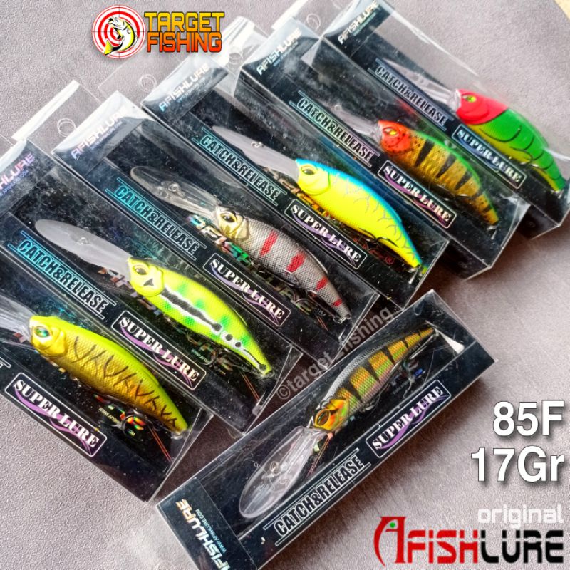 MINNOW CASTING &amp; TROLLING AFISHLURE 17gr 85F Minnow Lidah Panjang 4 Meter