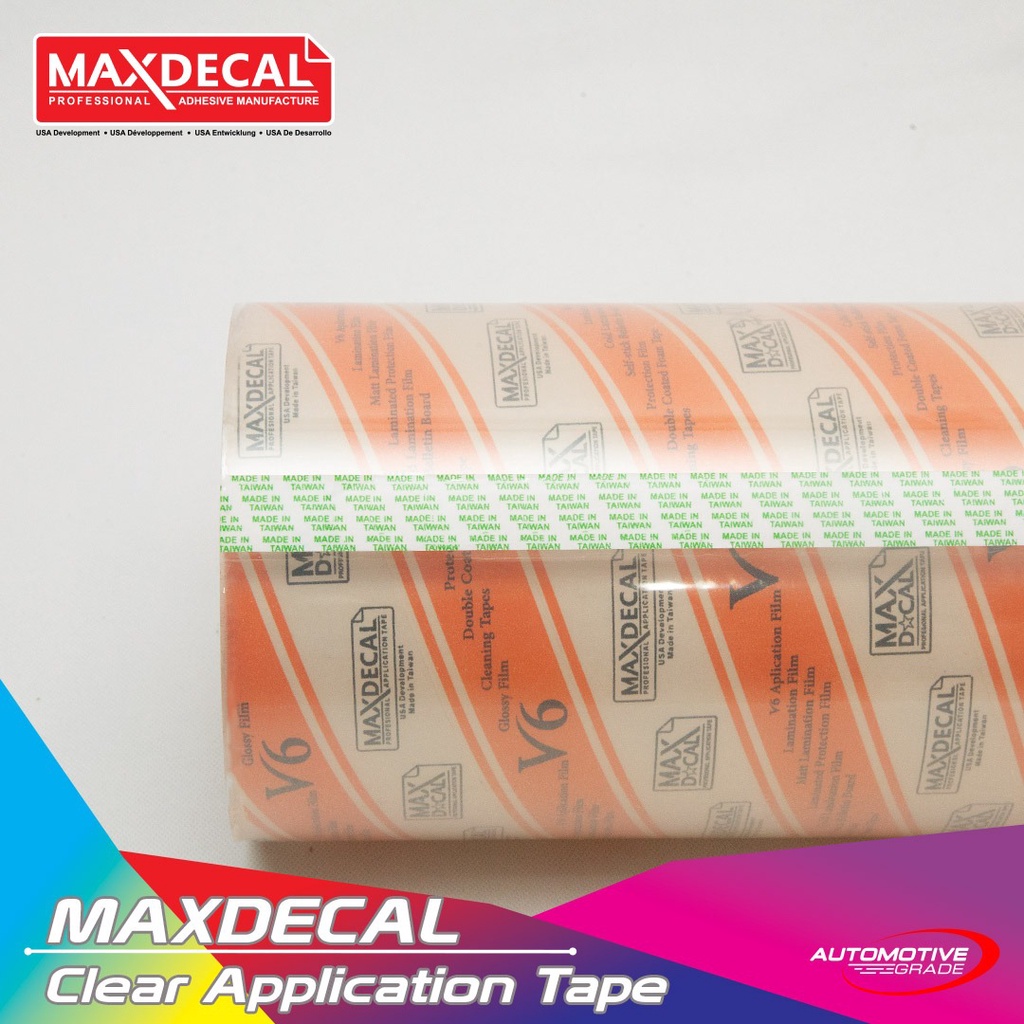 

[20cm] Transfer Tip Masking Tape MAXDECAL Plastik Kualitas ABBA Bahan Cutting Sticker
