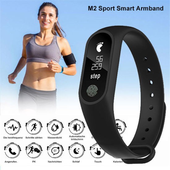 NA - Jam Tangan Smartwatch M2 - Jam Jogging - Smart Watch M2 Band