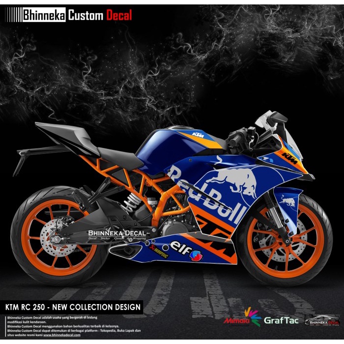 DECAL PREMIUM CLASS KTM RC LIVERY KTM