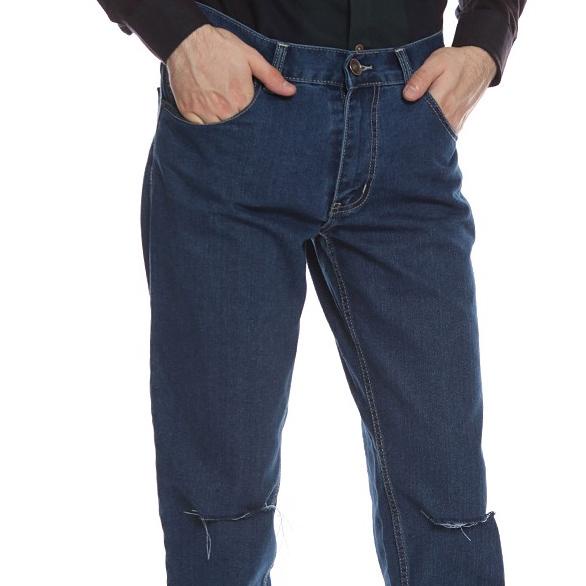 2nd red ripped jeans basic regular fit biru 171911