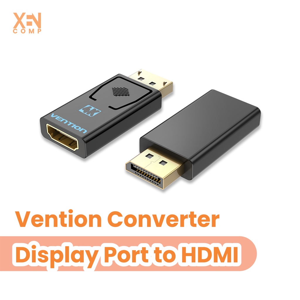 Converter DisplayPort DP Male to HDMI Female Vention Windows Adapter Laptop HBM