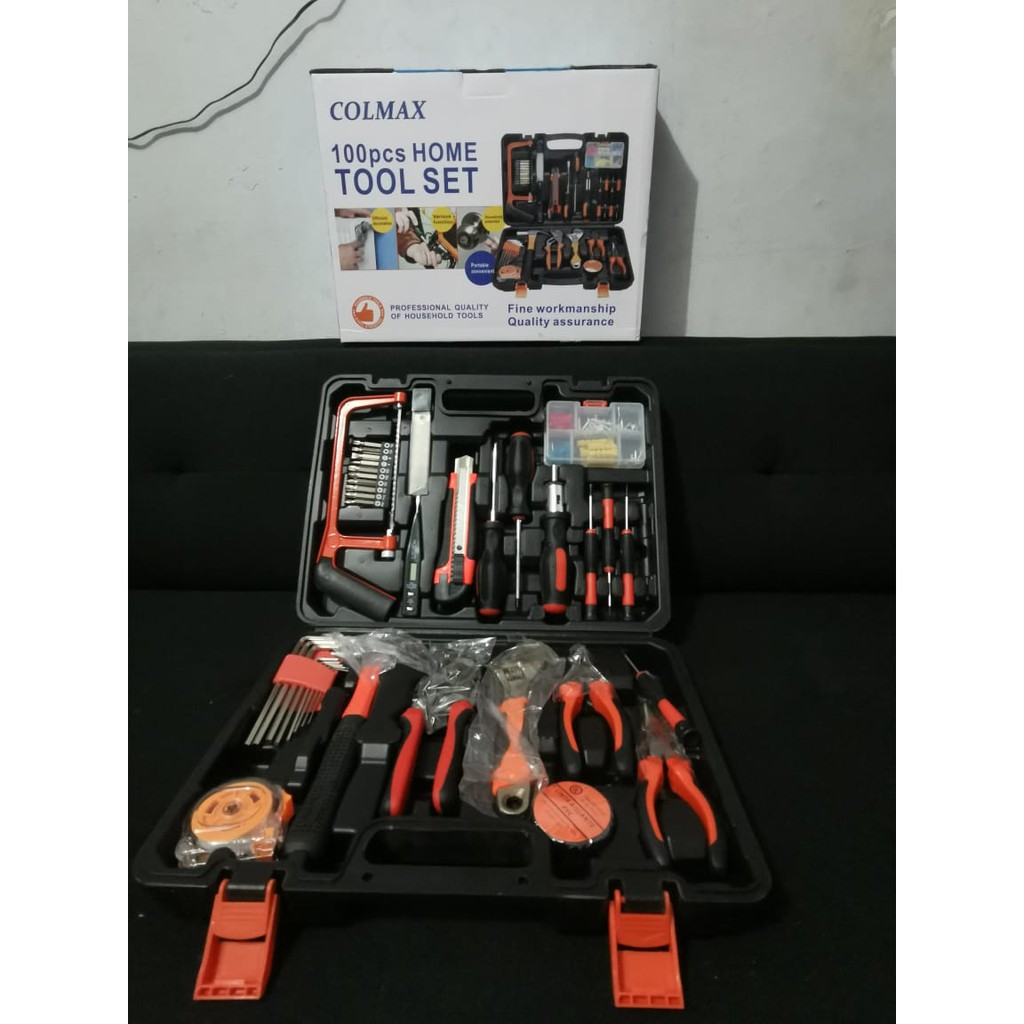 Tool Kit Colmax 100 Pcs Tool Kit Lengkap Tool Kit Murah Meriah Kualitas Terbaik Shopee Indonesia