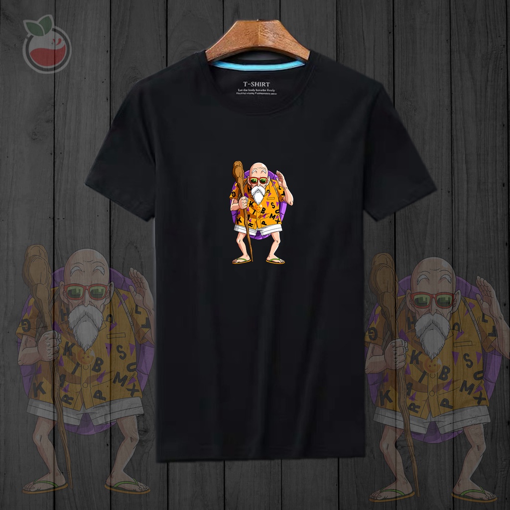 Lilipop Kaos Tshirt  Pria Dragon Ball Baju Distro Basic Lengan Pendek Cowok Kasual