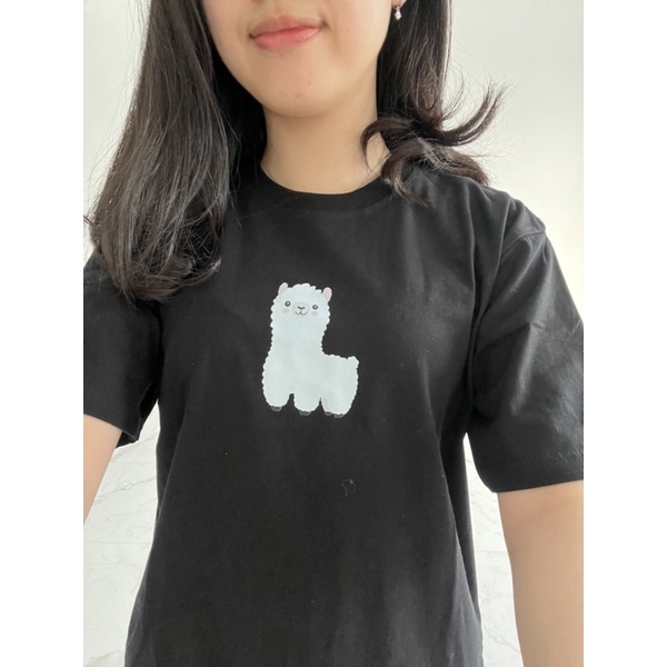 Kaos Alpaca / kaos hewan / animal tee / kaos aesthtetic