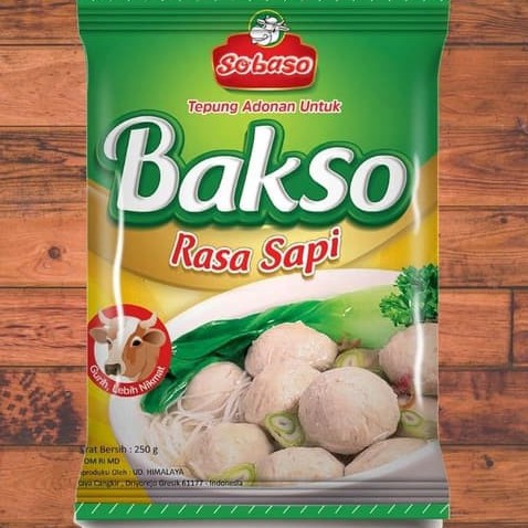 

tepung adonan bakso rasa sapi sobaso 250gram
