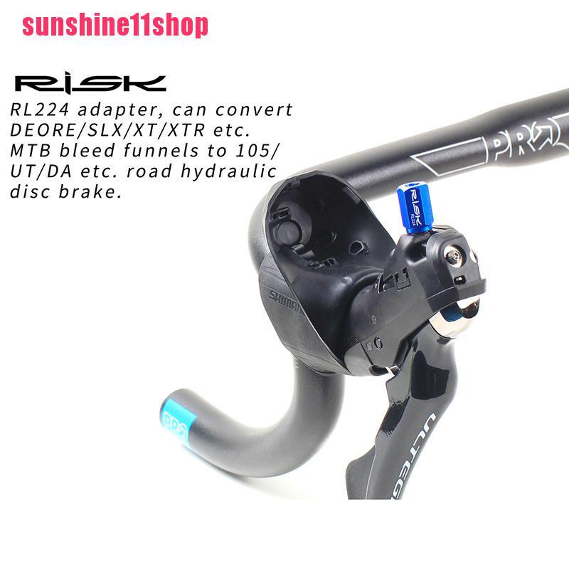 Adaptor Corong Rem Cakram Hidrolik Untuk Perbaikan Sepeda