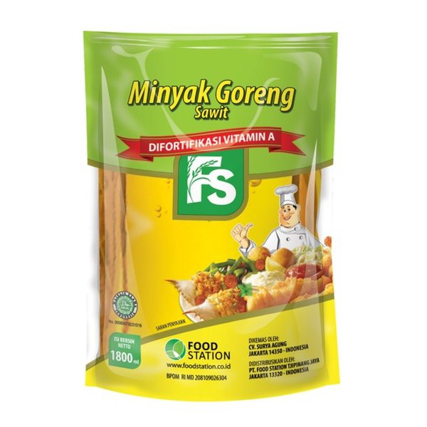 

Fs Minyak Goreng Super 1800ml - Minyak Goreng 1800 ml