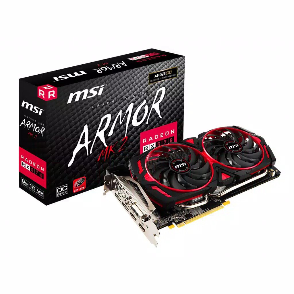 MSI Radeon RX 570 ARMOR MK2 OC 8GB GDDR5