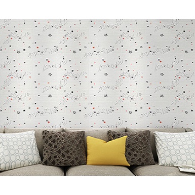 MOGYMOGY HL0202 Wallpaper Bintang Foam 3D Wall Sticker Aesthetic Walpaper Mudah Di Bersihkan