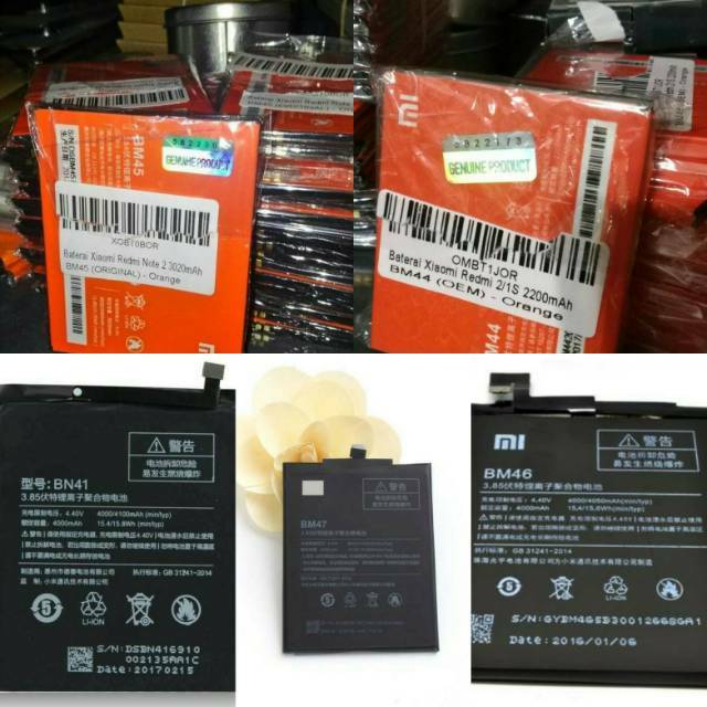 Battery Baterai Xiaomi Redmi 1s / 2S Redmi 3 Note 2 Note 3