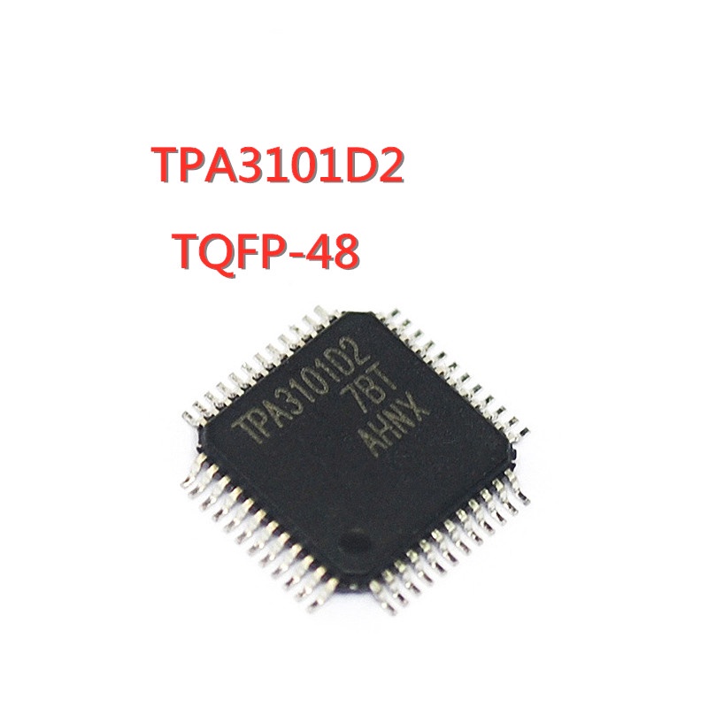 [xqx] 2pcs/lot TPA3101D2PHP TPA3101D2 TPA3101D2 TQFP-48 SMD Class D audio amplifier Baru Dalam Stok Kualitas Bagus