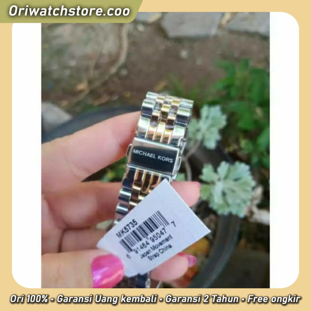 TERLARIS MICHAEL KORS ORIGINAL GARANSI JAM TANGAN WANITA TYPE MK 5735 INCLUDE BOX